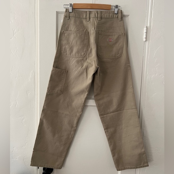 NWT Dickies Women’s Canvas Carpenter Pant 04 Stonewashed Desert Sand workwear - Picture 10 of 12
